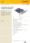 DeLOCK Dual Channel 2x2 FireWire A