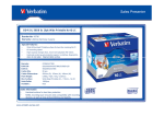 Verbatim BD-R DL 50GB 6x Wide Printable 10pk