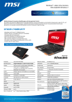 MSI Megabook GT640 GT663R-i7468BLW7P