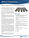 Omnitron 7327-1 network transceiver module