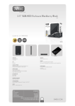 Sweex 2.5" HDD Enclosure Blackberry Black USB USB powered