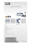 Sweex Keyboard USB Acai Berry Blue