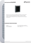 APart CMS6BBI flat panel wall mount