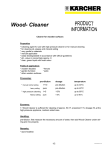 K&auml;rcher Wood cleaner