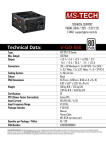 MS-Tech V-GO 450 power supply unit
