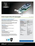 PNY VCQ600-BLK-1 1GB graphics card
