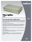 Manhattan 177238 video splitter