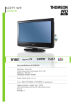 Thomson 22HR5434 LCD TV