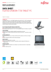 Fujitsu LIFEBOOK T730 128GB 3G Black, Silver