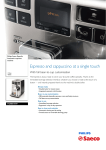 Saeco Exprelia Super-automatic espresso machine HD8854/09