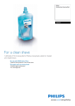 Philips Shaving head cleaning fluid HQ101