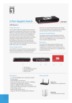 LevelOne GSW-0507 network switch