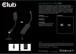 CLUB3D Mini DisplayPort to HDMI Adapter Cable