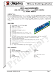 Kingston Technology HyperX KHX1600C9D3B1K2/2G memory module