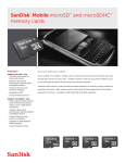 Sandisk MicroSDHC, 8GB