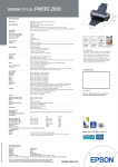 Epson Stylus Photo 2100 Colour Management Edition