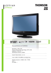 Thomson 22HR3022 LCD TV