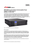 IBM 3000VA LCD 3U Rack UPS (230V)