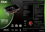 CLUB3D CGNX-X46068 NVIDIA GeForce GTX 460 graphics card