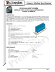 Kingston Technology HyperX 4GB DDR3 DIMM