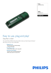 Philips USB Flash Drive FM08FD35B