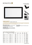 Kingpin Screens Velvet Framed Screen