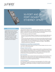 Juniper SRX-GP-24GE-POE network switch module