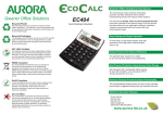 Aurora EC404 calculator