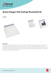 Rexel Active Popper Pocket Extra Capacity Portrait Clear (5)