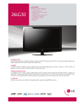 LG 26LG30 26" HD-Ready Black LCD TV