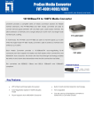 LevelOne FVT-4001 network media converter