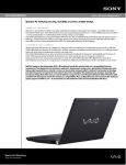 Sony VAIO VGN-BZ560N34 notebook