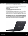 Sony VAIO VGN-BZ569P38 notebook