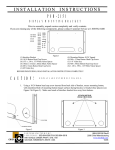 Chief PSB2151 flat panel wall mount