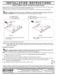 Chief SLB081 projector accessory