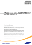 Samsung EcoGreen PM800 - 2.5" SATA 3.0Gb/s MLC SSD 256GB