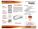 Energizer RCL1NM2WR flashlight