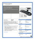 Kensington Fully Adjustable and Articulating Keyboard Platform