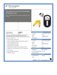 Kensington K64538US cable lock