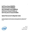 Intel S5000PSL Removed 4-pin power cable