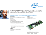 Intel PRO/1000 PT Quad Port Bypass Server Adapter