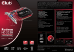 CLUB3D CGAX-55548IO AMD 2GB graphics card