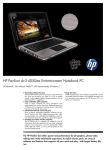 HP Pavilion dv3-4050ea Entertainment Notebook PC