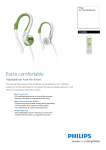 Philips Earhook Headphones SHS4844