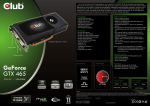 CLUB3D CGNX-X46524 NVIDIA GeForce GTX 465 1GB graphics card