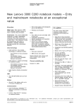 Lenovo 3000 C200