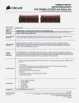 Corsair CMT4GX3M2A2000C8 memory module