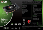 CLUB3D CGNX-X4780 GeForce GTX 470 1.25GB graphics card