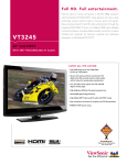 Viewsonic VT3245 32" Full HD Black LCD TV