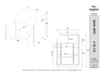 Dataflex PRX Acoustic Printer Cabinet 110